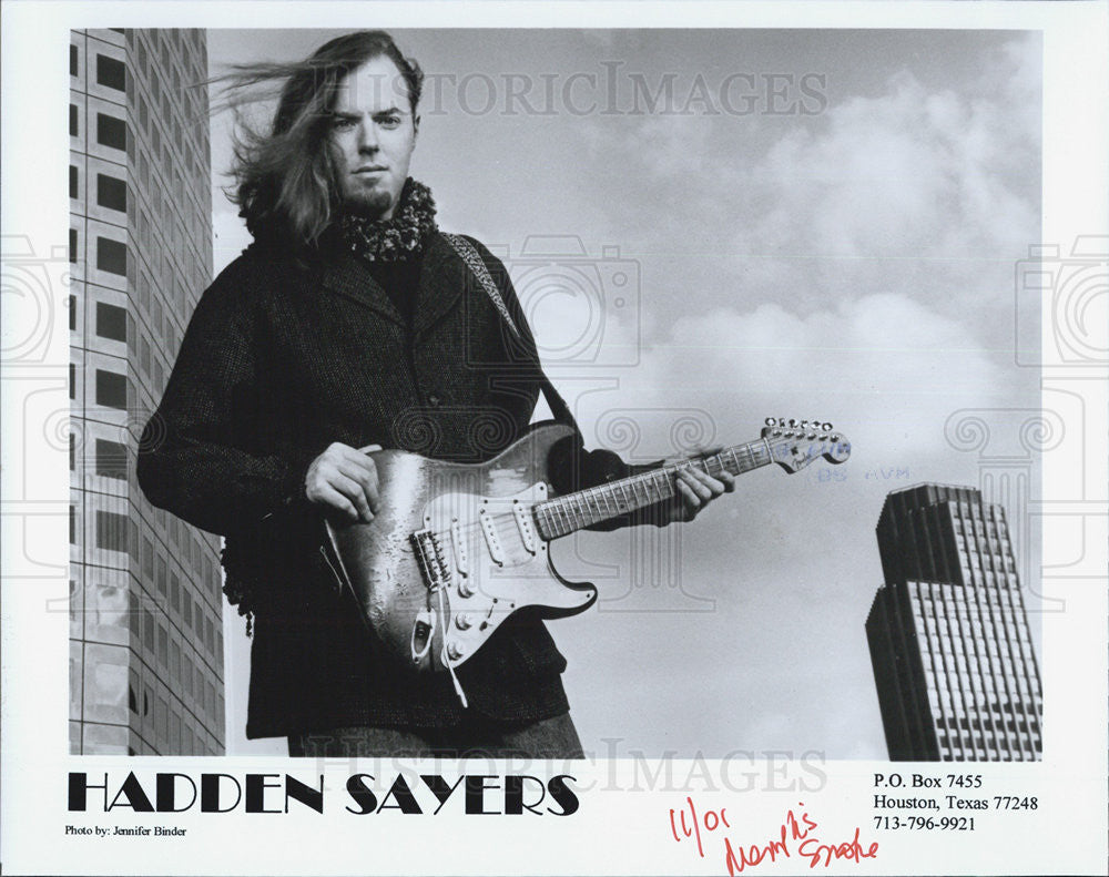 2001 Press Photo Hadden Sayers - Historic Images