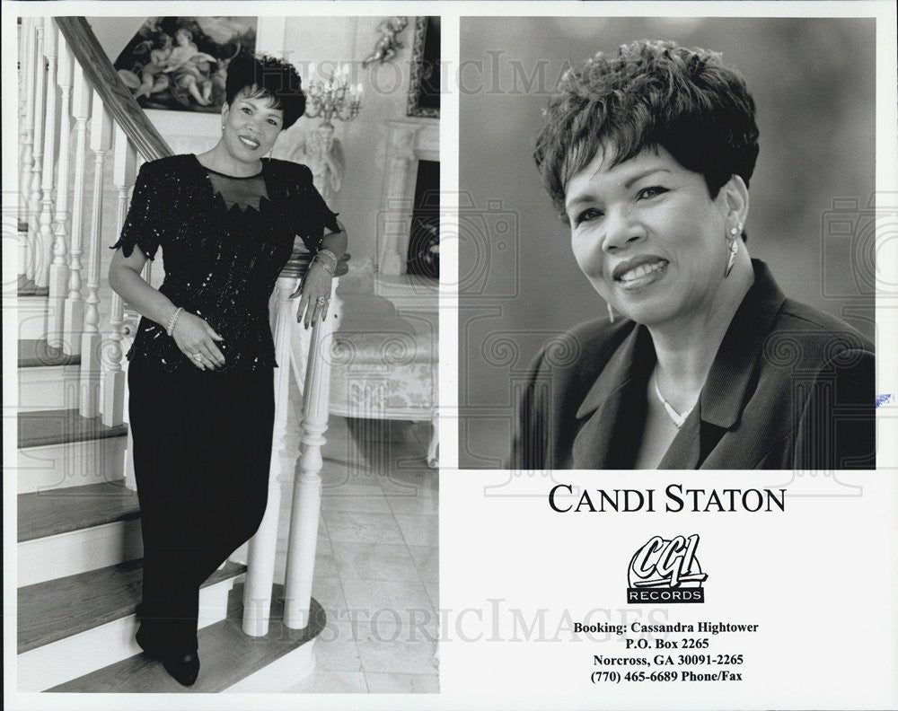 Press Photo Candi Staton - Historic Images