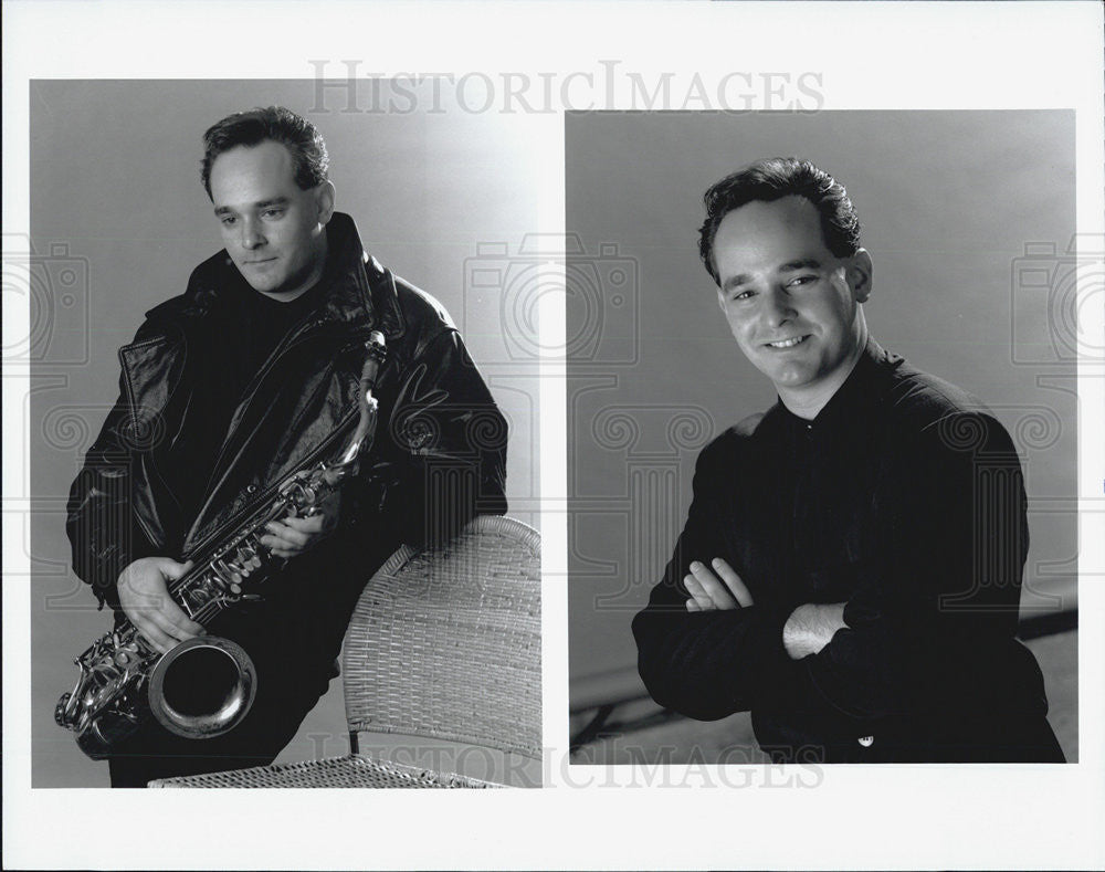 Press Photo Keith Saxon SAXOPHONE - Historic Images