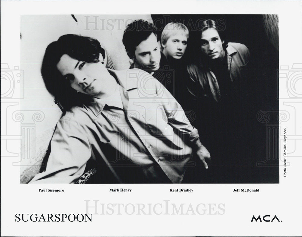 Press Photo SUGARSPOON Paul Sisemore Mark Henry Kent Bradley Jeff McDaniel - Historic Images