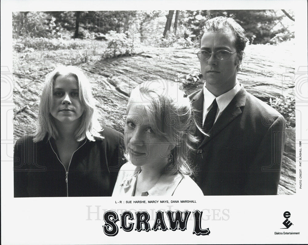 Press Photo Scrawl musicians Sue Harshe Marcy Mays Dana MArshall - Historic Images