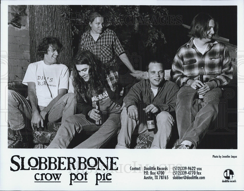 Press Photo Slobberbobe Crow Pot Pie Musicians - Historic Images