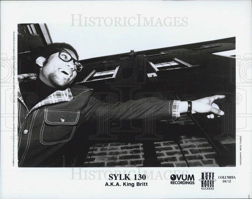 Press Photo Sylk 130 A.k.A. King Britt Musician Entertainer recording Artist - Historic Images