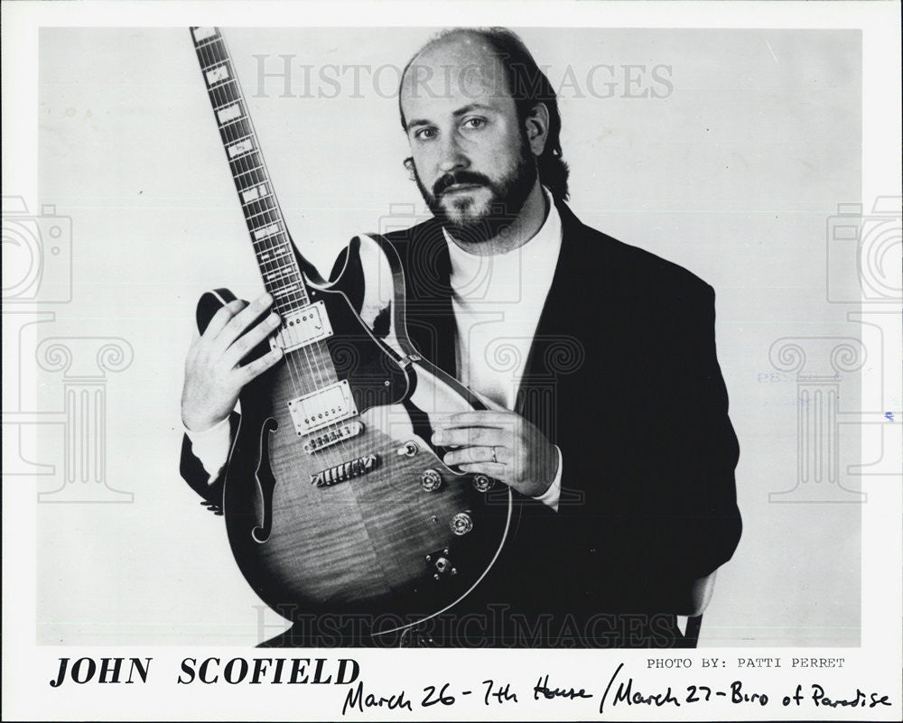 Press Photo Jazz Guitarist John Scofield - Historic Images