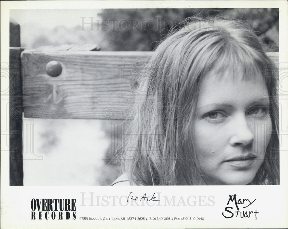 Press Photo Musician Mary Stuart The Ark Overture Records - Historic Images