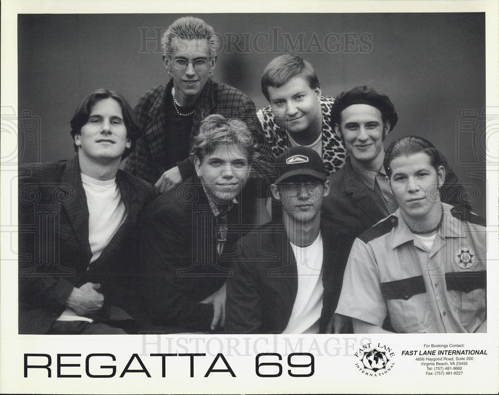 Press Photo Regatta 69 Cover Band Musicians - Historic Images