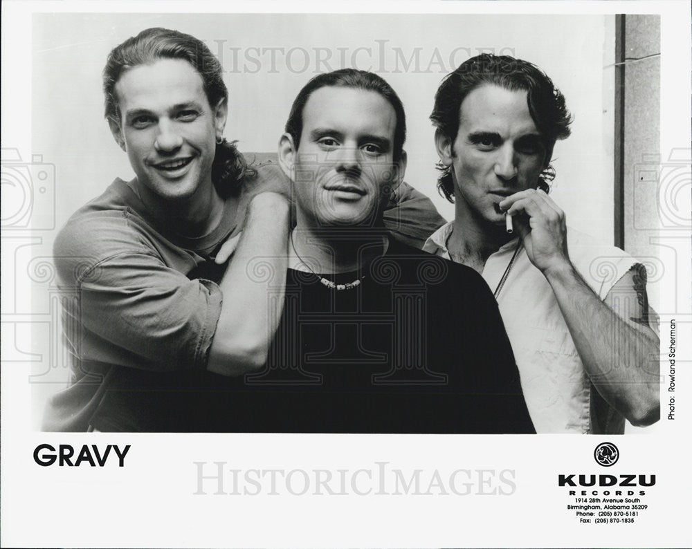 Press Photo Musical Group Gravy Kudzu Records - Historic Images