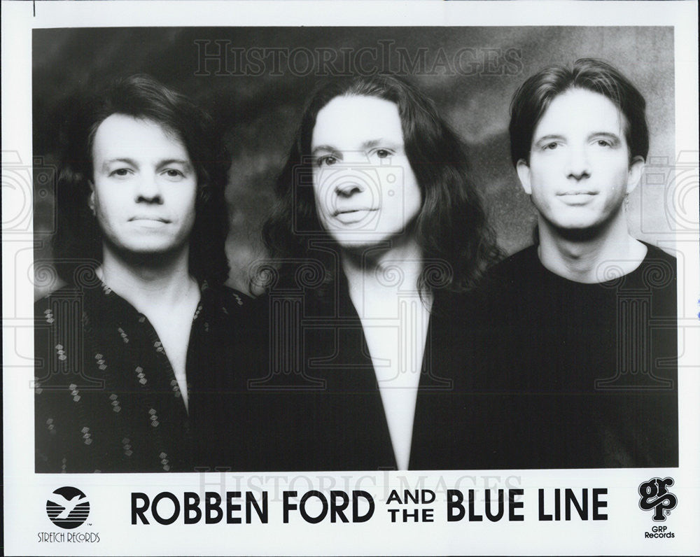 Press Photo Robben Ford And The Blue Line Band Stretch Records GRP Records - Historic Images