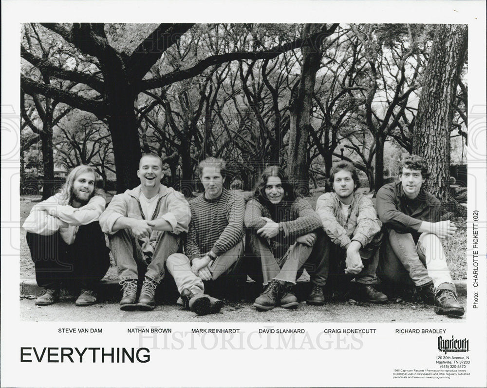 1995 Press Photo EVERYTHING Steve Van Dam Nathan Brown Mark Reinhardt - Historic Images