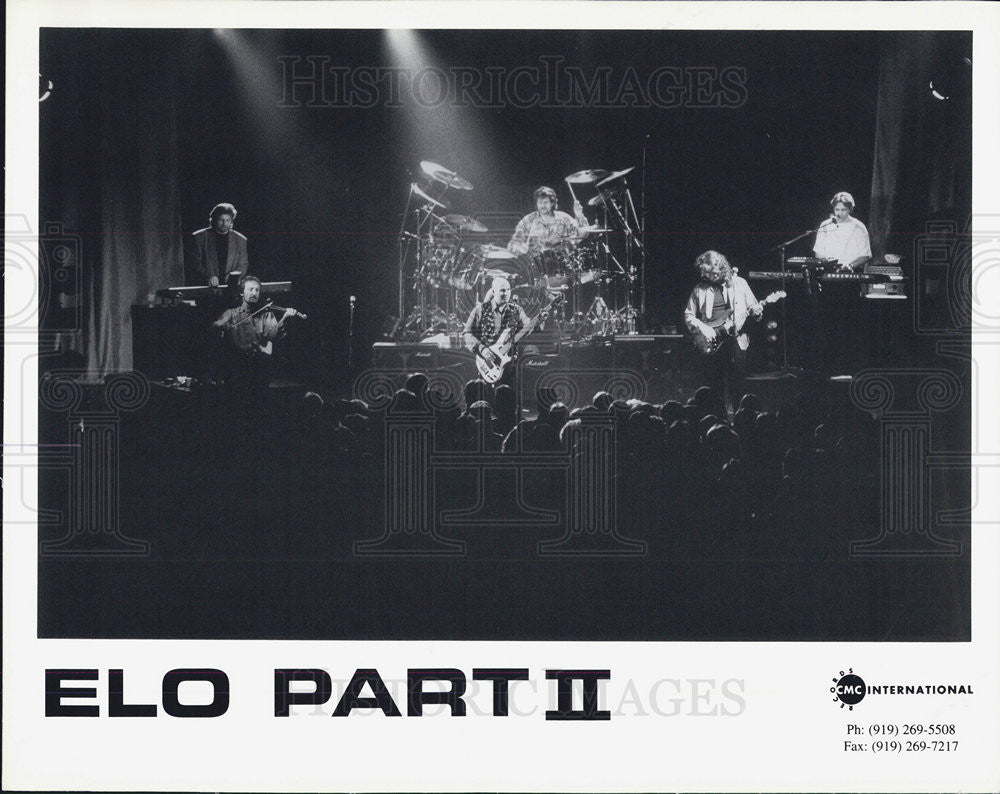 Press Photo Elo Part II Musicians Band Entertainers - Historic Images