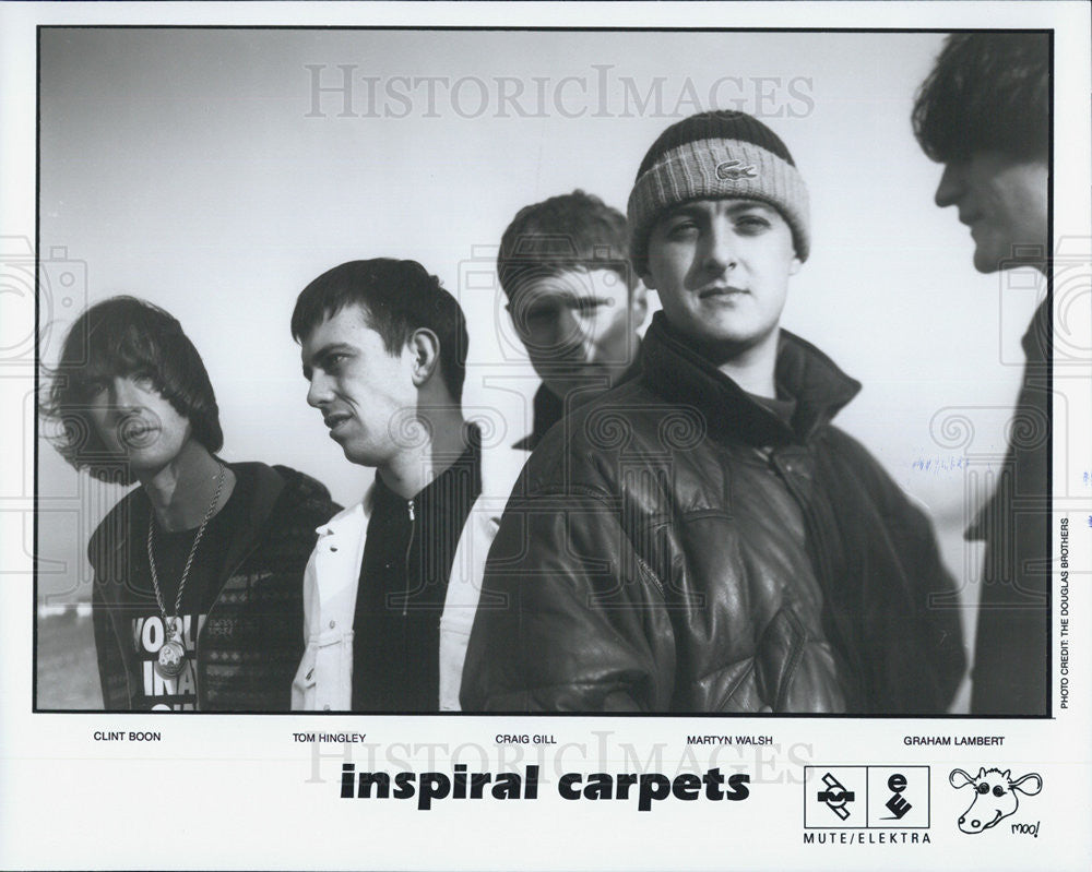 Press Photo Rock Band Inspiral Carpets - Historic Images