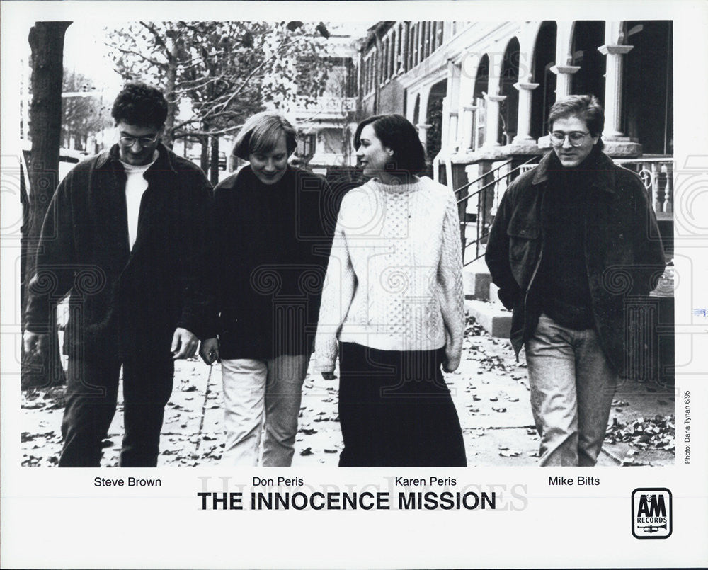 1995 Press Photo The Innocence Mission Steve Brown Don Peris KAren Peris Mike - Historic Images