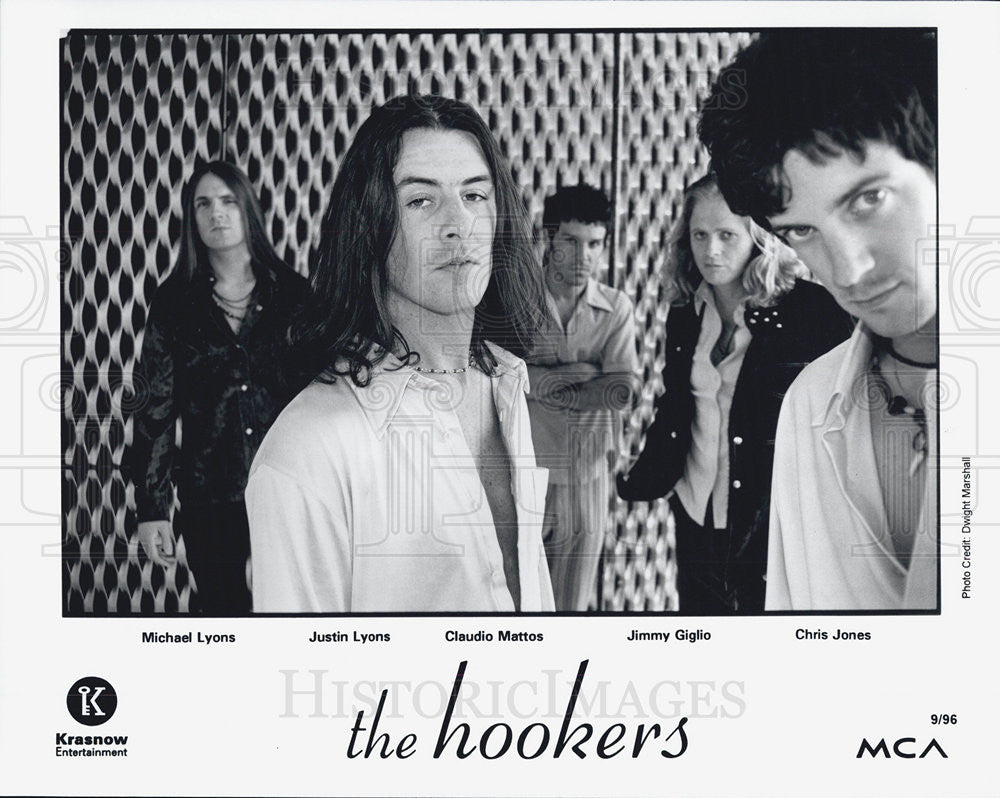 1996 Press Photo The Hookers - Historic Images