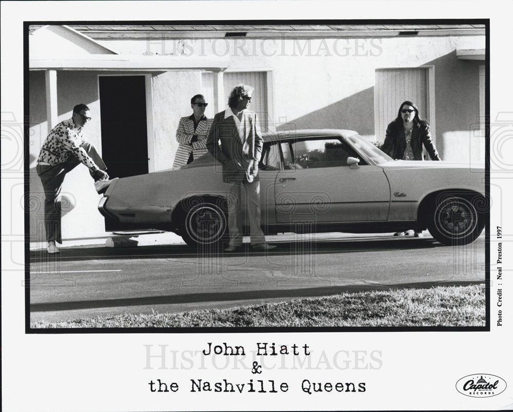 Press Photo John Hiatt &amp; The Nashville Queens - Historic Images