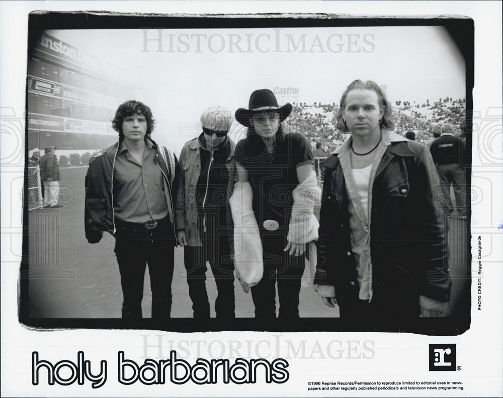 1996 Press Photo Holy Barbarians Rock Music Band For Reprise Records - Historic Images