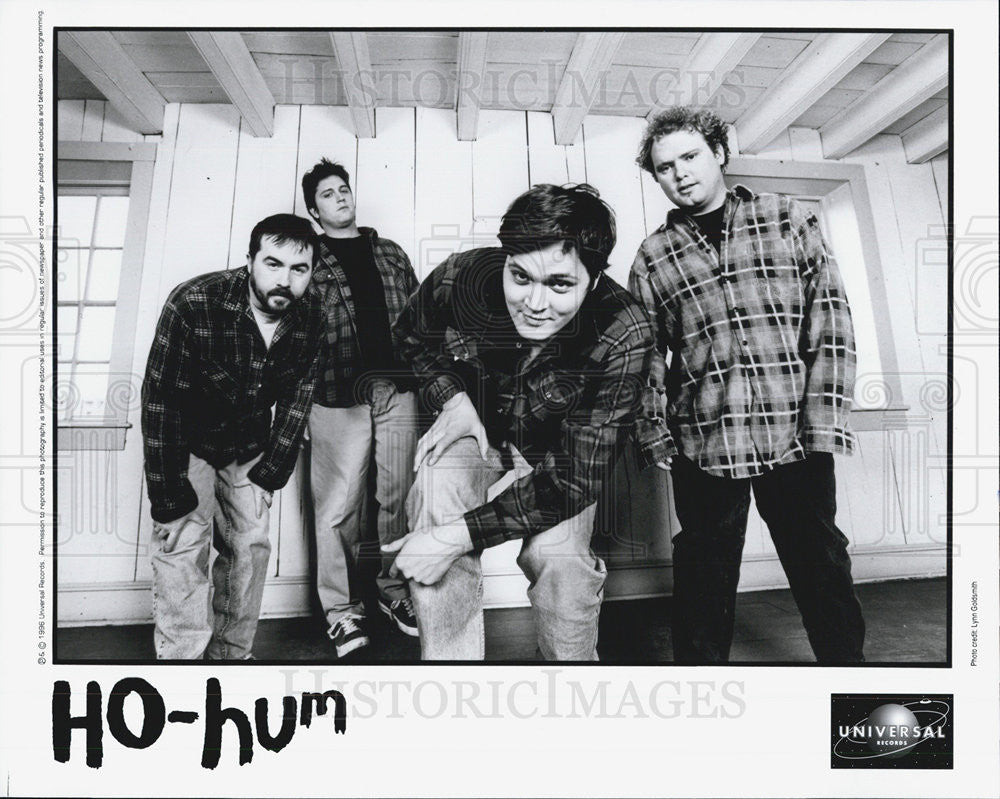 1996 Press Photo Ho-hum Musical Group For Universal Records - Historic Images