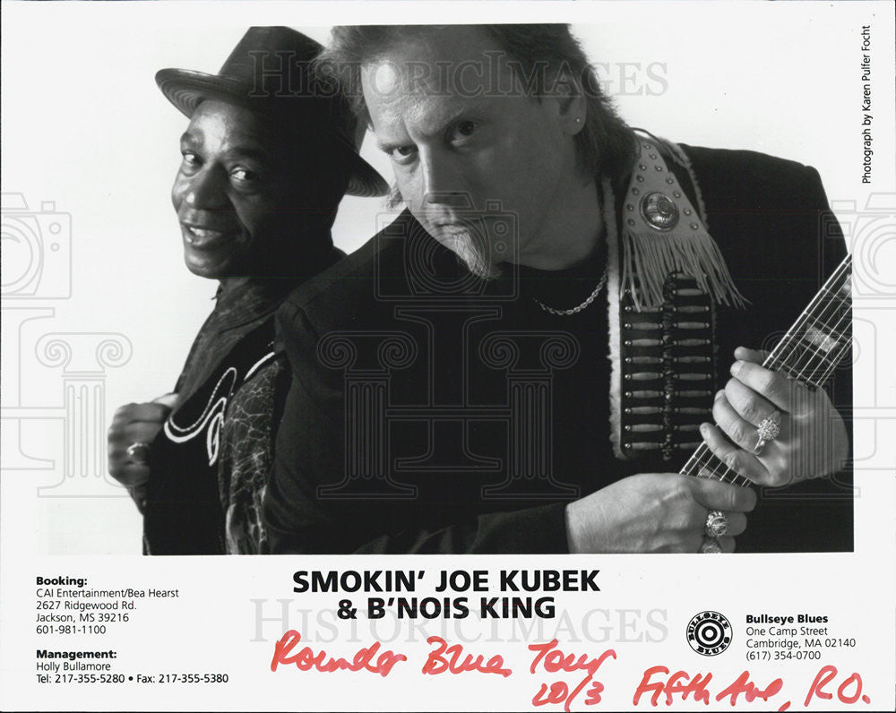 Press Photo Smokin' Jow Kubek & B'Nois King - Historic Images