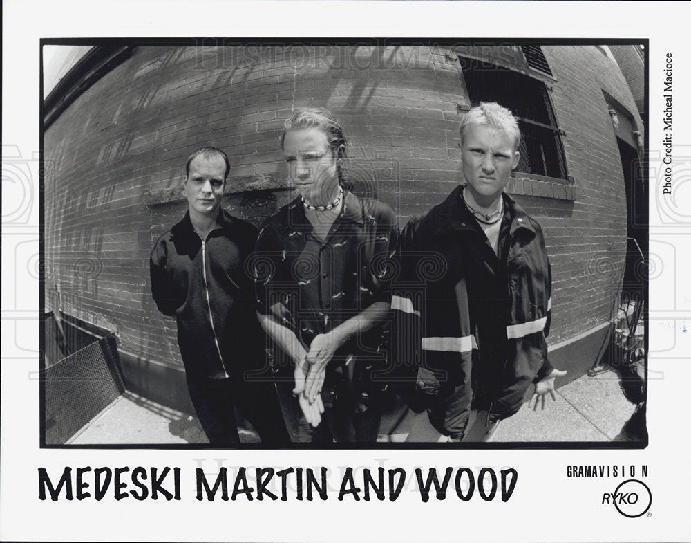 Press Photo Medeski Martin And Wood Musical Group - Historic Images