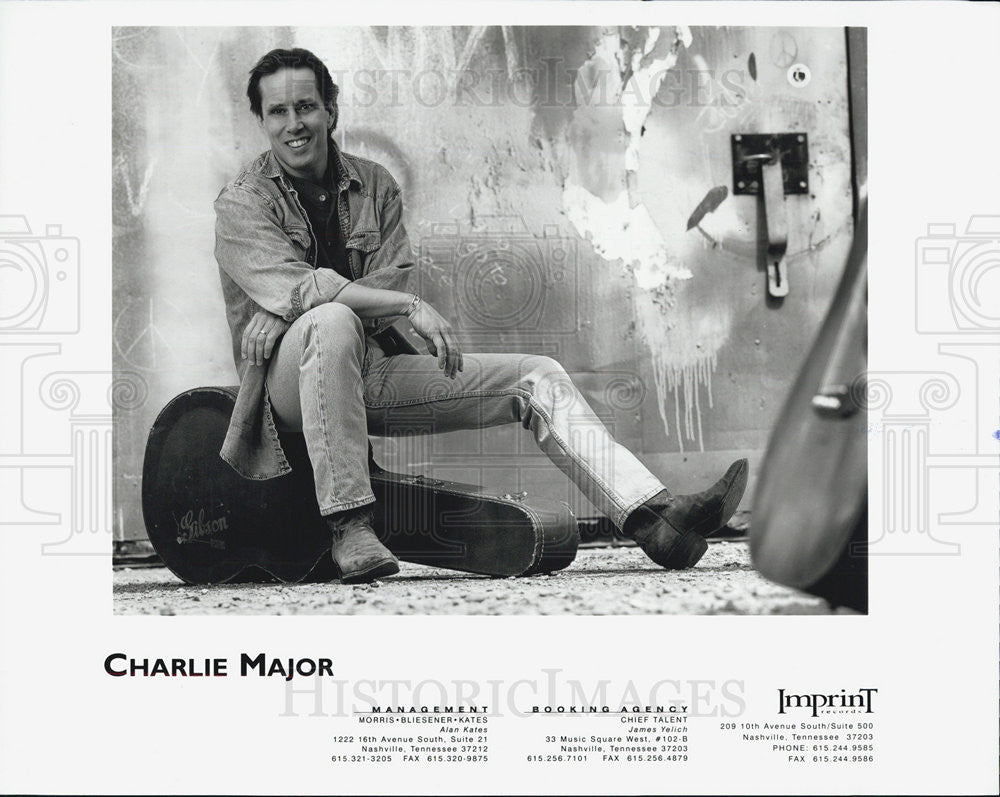 Press Photo Charlie Major - Historic Images