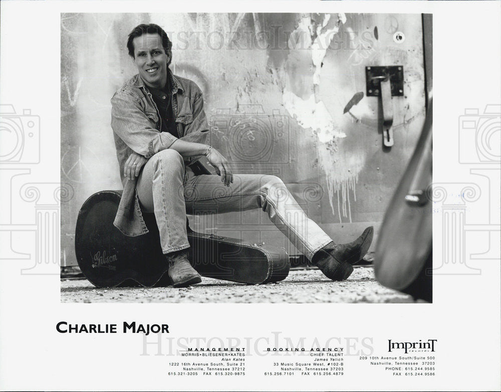 Press Photo Charlie Major - Historic Images