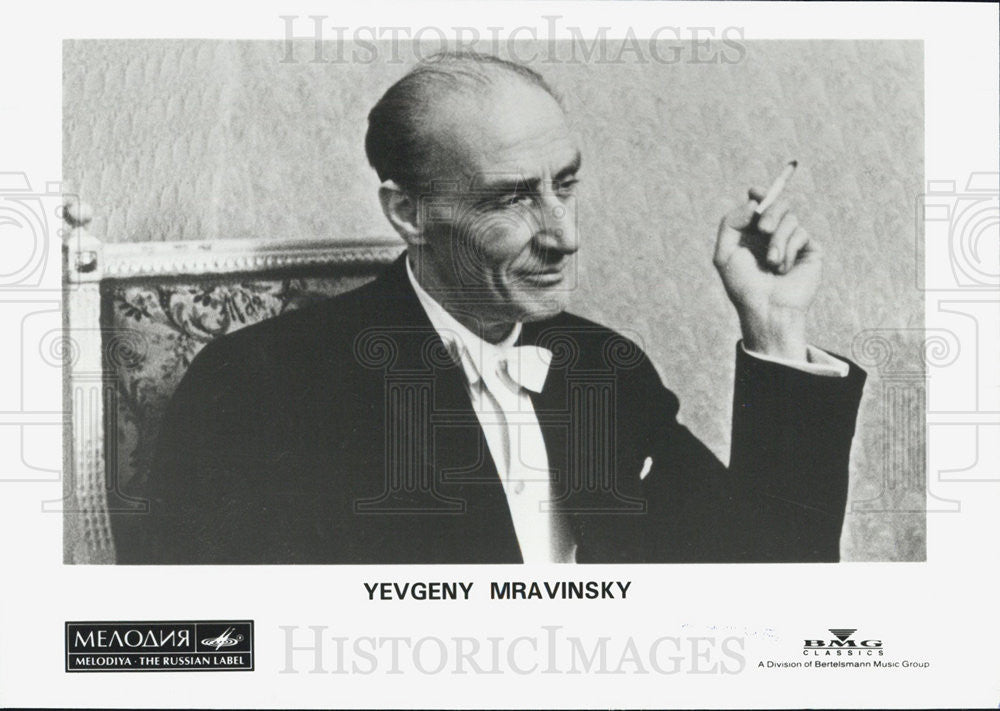 Press Photo Yevgeny Mravinsky Musician - Historic Images