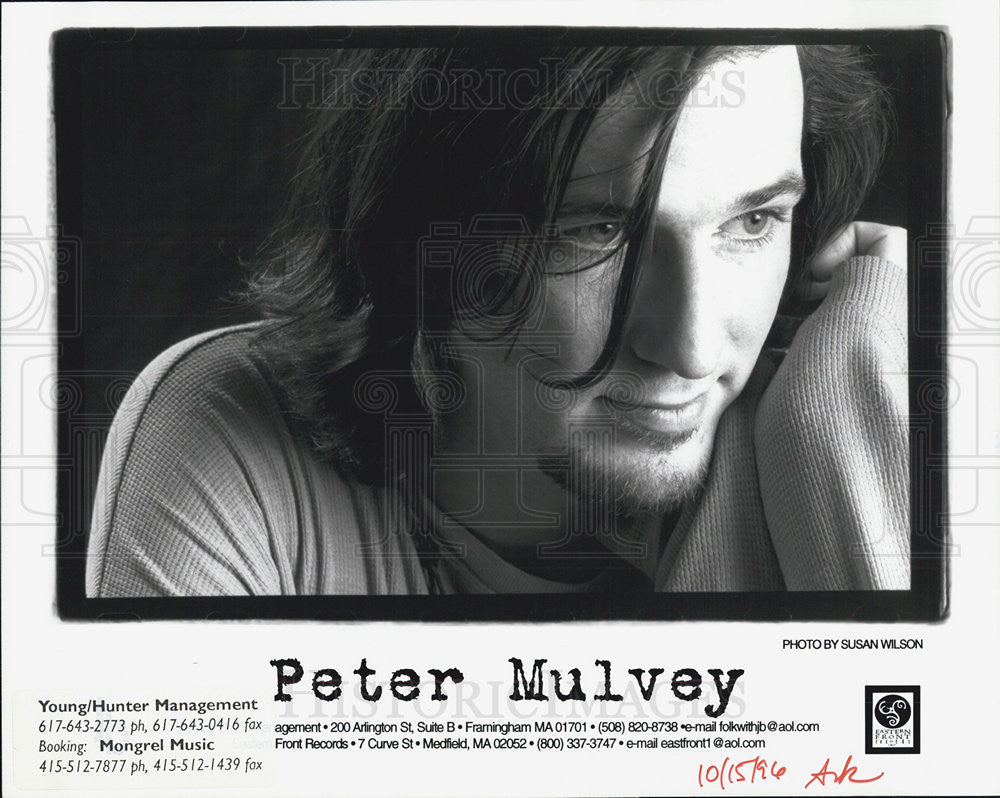 Press Photo Peter Mulvey Musician - Historic Images