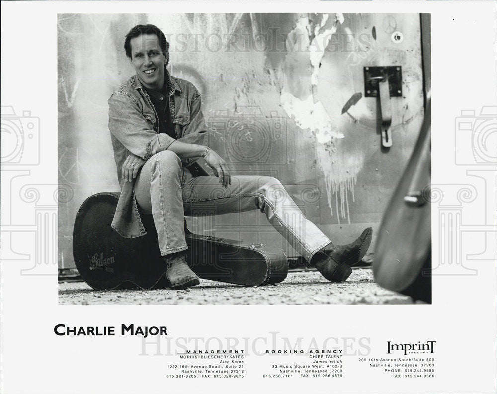 Press Photo Charlie Major Musician - Historic Images