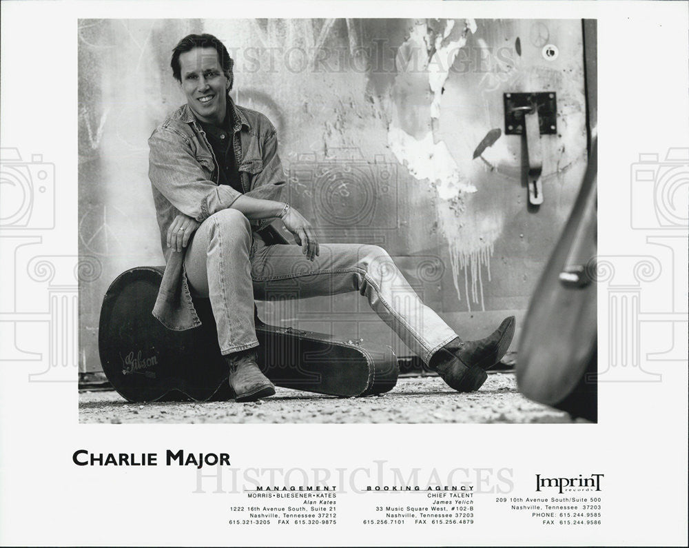 Press Photo Imprint Records Present Charlie Major - Historic Images