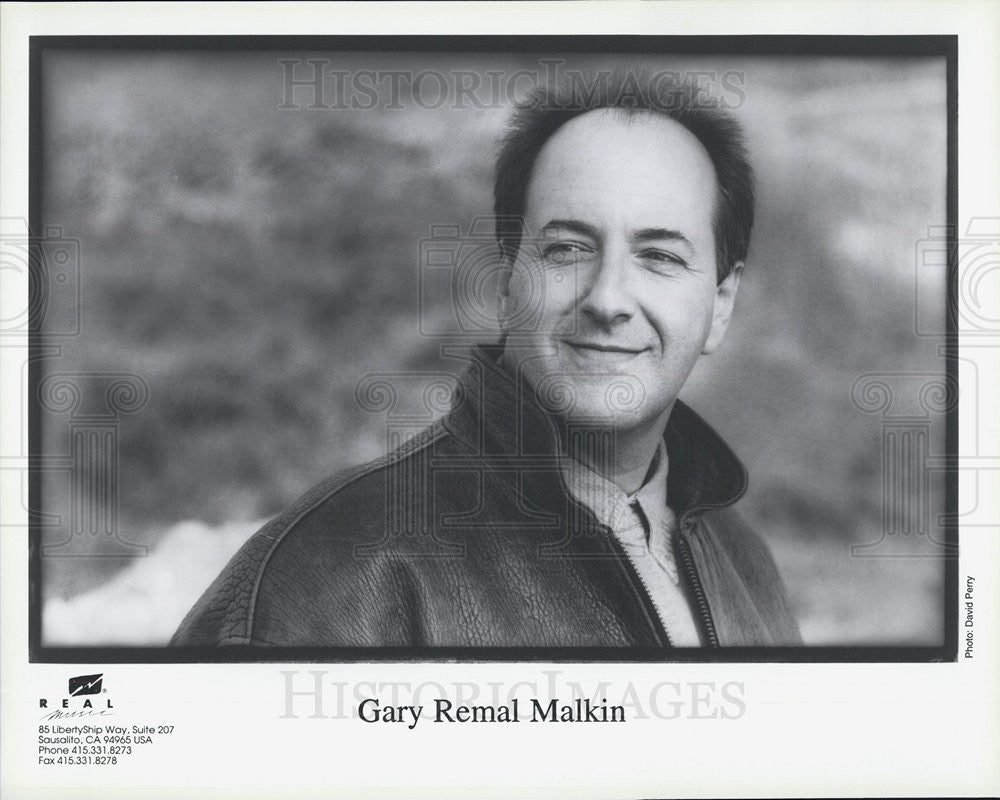 Press Photo Musician Singer band Gary Remal Malkin - Historic Images