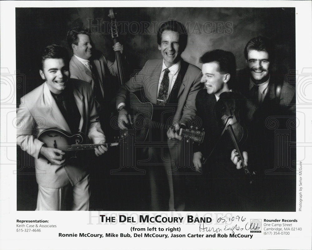 Press Photo NONE Del McCoury Band Bub Carter - Historic Images