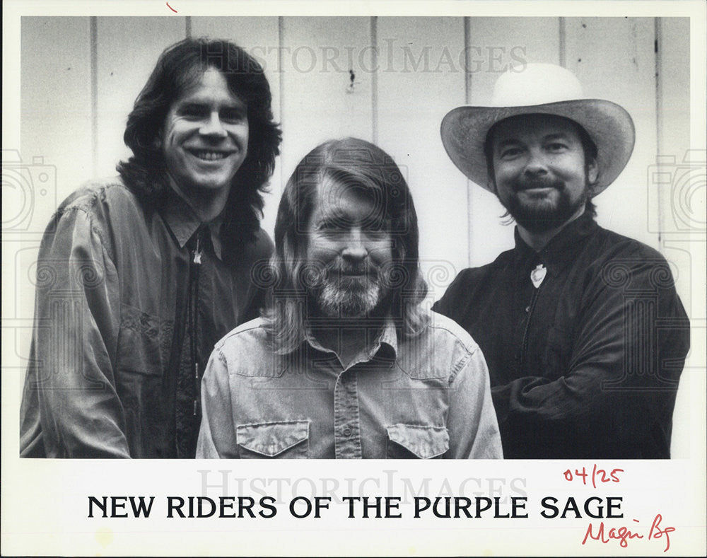 Press Photo NONE New Riders Purple Sage Band Country Rock - Historic Images