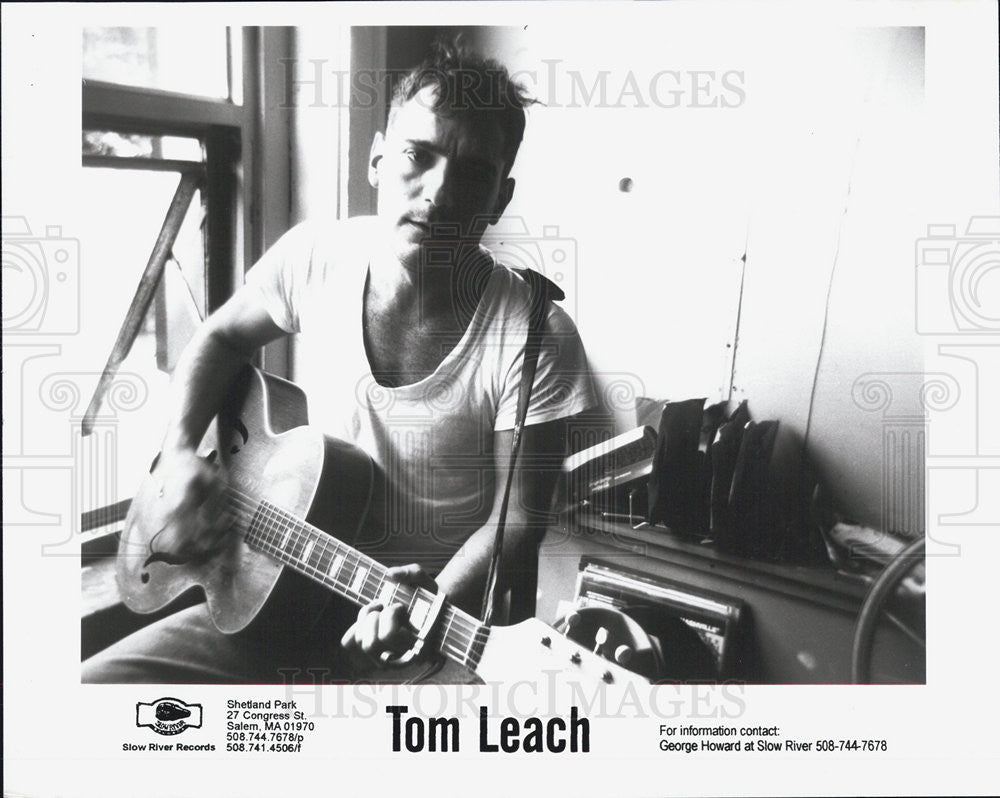 Press Photo Tom Leach Musician - Historic Images