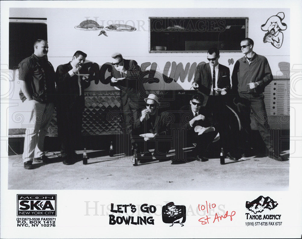 Press Photo Let&#39;s Go Bowling Musical Group - Historic Images