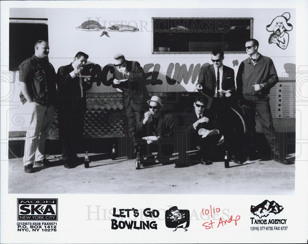 Press Photo Let's Go Bowling Musical Group - Historic Images