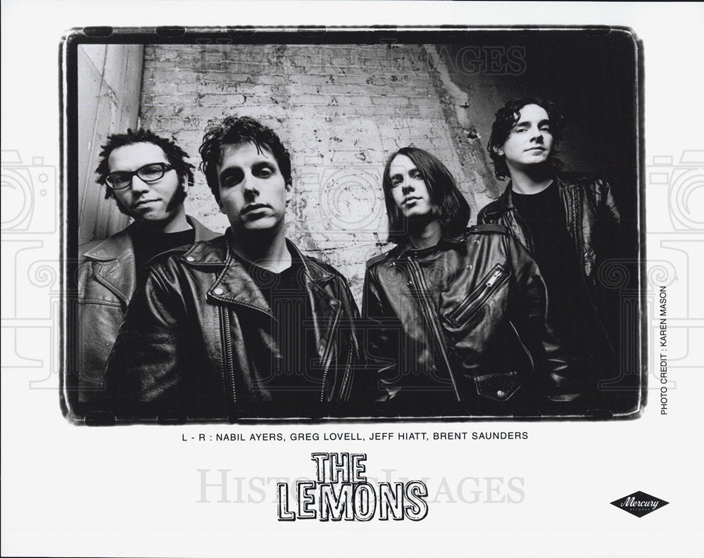 Press Photo Nabil Ayers Greg Lovell Jeff Hiatt Brent Saunders The Lemons Band - Historic Images