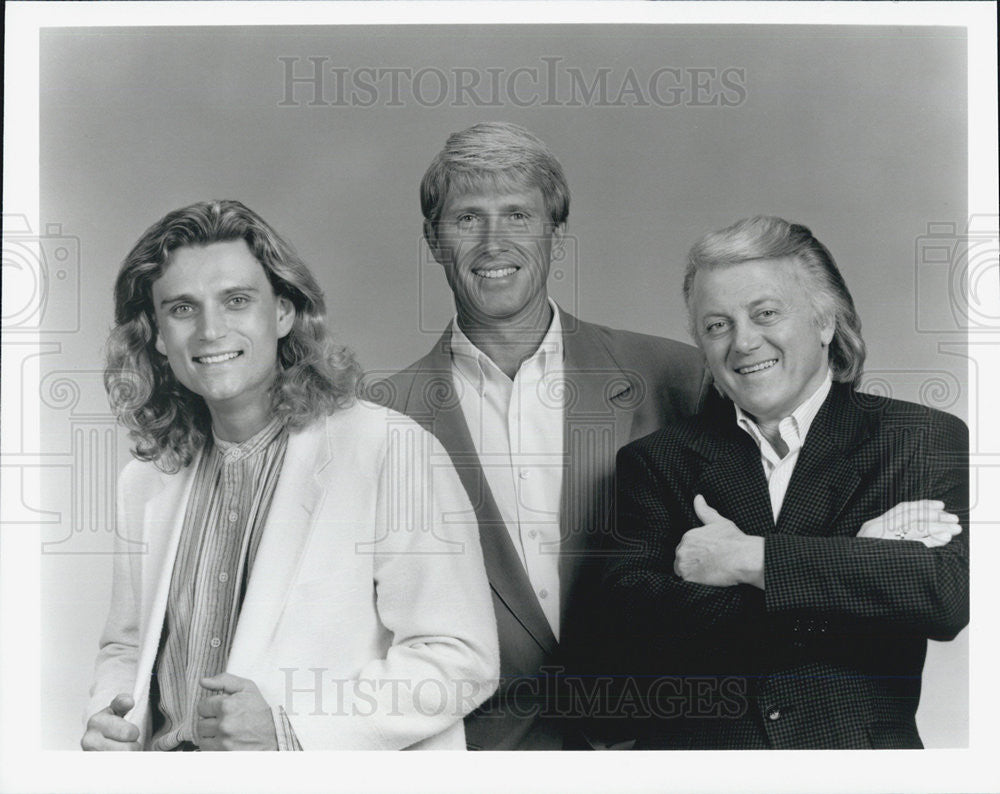 Press Photo Lettermen Male Pop Vocal Trio Mike Barnett Dick Stewart Tony Butala - Historic Images