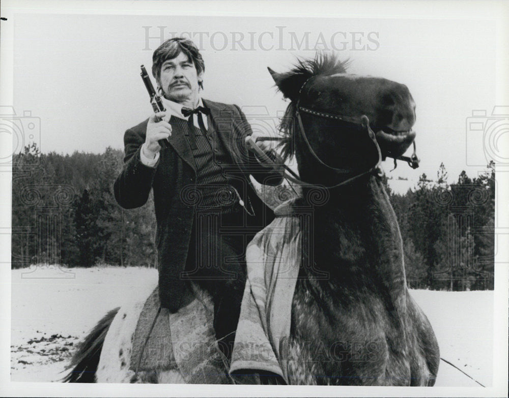 1981 Press Photo Actor Charles Bronson in Breakheart Pass - Historic Images