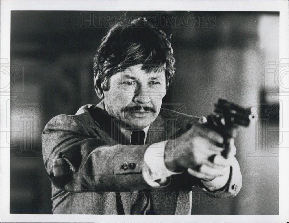 Press Photo Actor Charles Bronson in Telefon - Historic Images