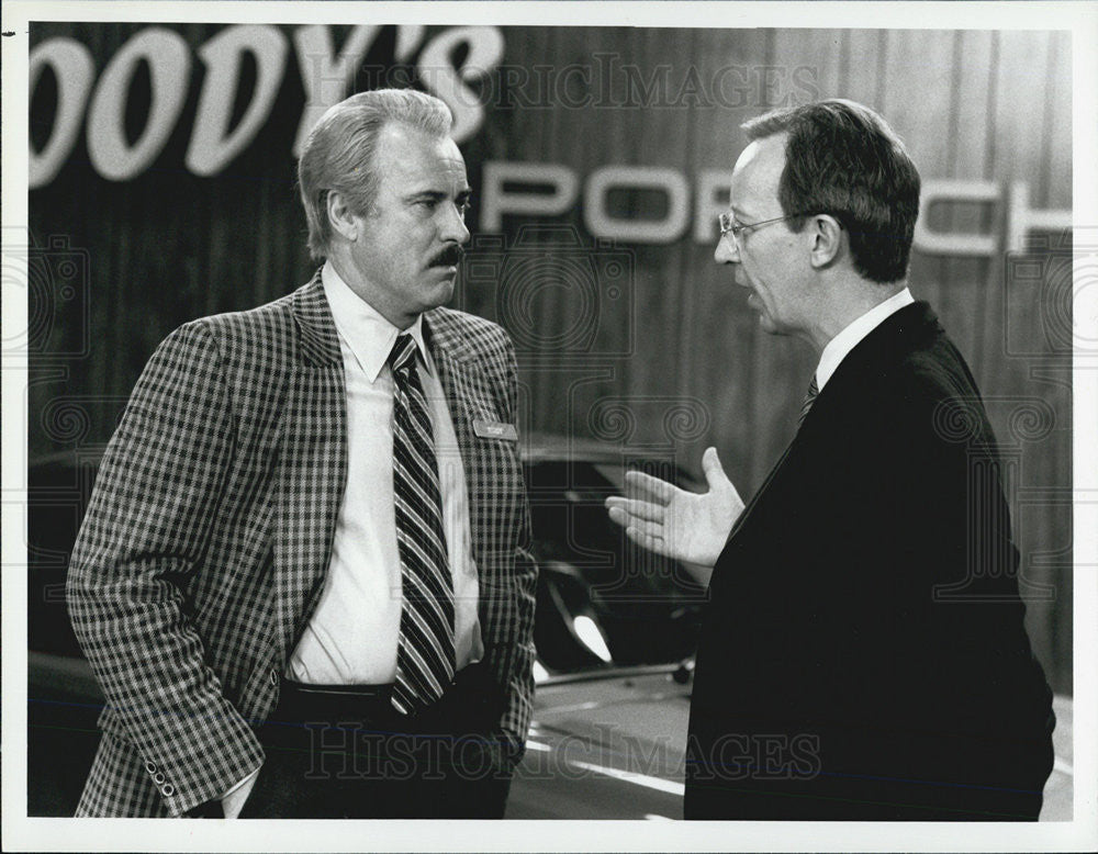 1983 Press Photo Dabney Coleman Max Wright Actors Buffalo Bill - Historic Images