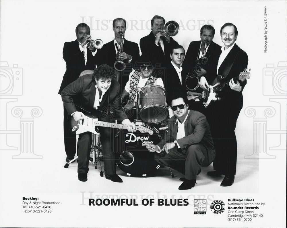 Press Photo Roomful Of Blues Band American Swing Revival Big Band Chris Vachon - Historic Images