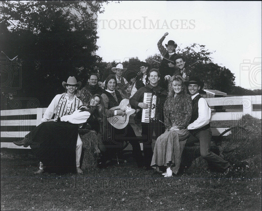 Press Photo Ropin' The West Musical Group - Historic Images