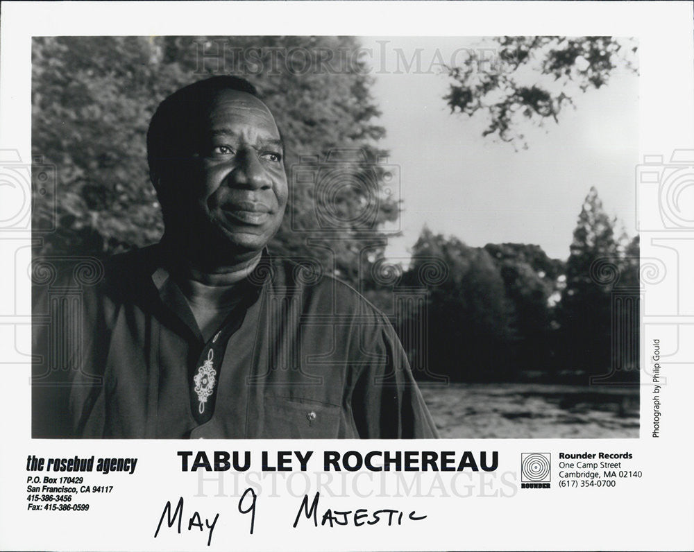 Press Photo Tabu Ley Rochereau Musician - Historic Images