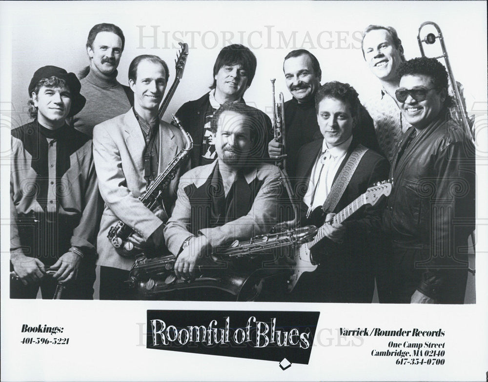 Press Photo Roomful Of Blues Musical Group - Historic Images