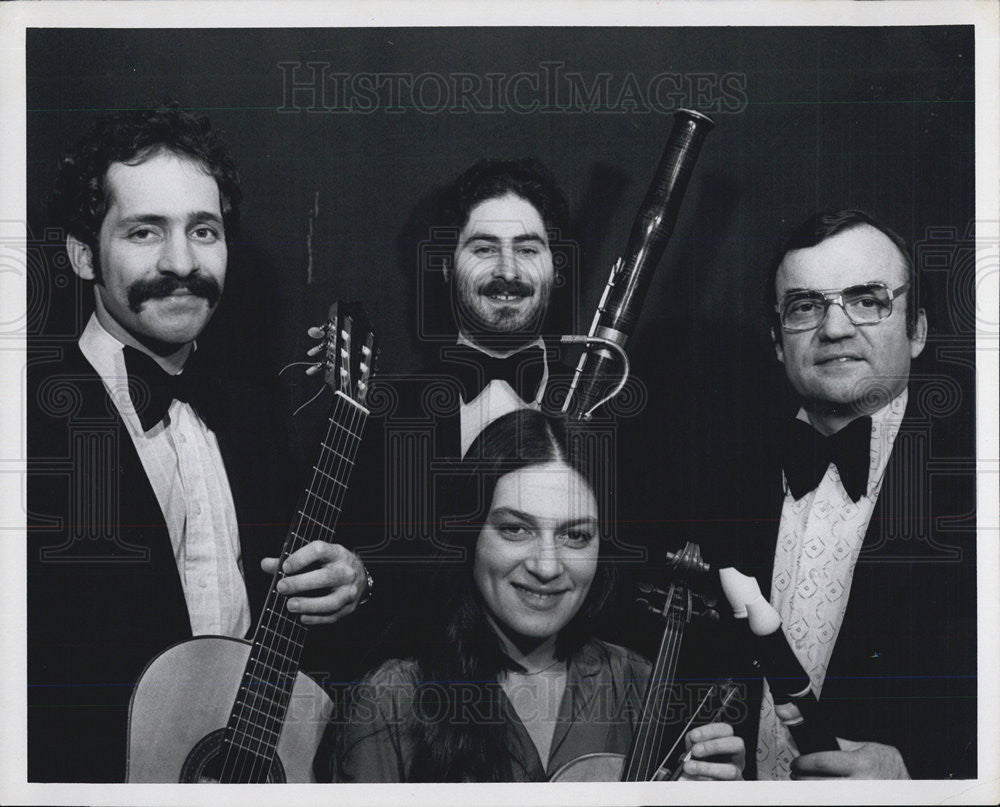 Press Photo Quadro Barocco Quartet Paul Majchrzyck Allen Futtiman Ann Roger - Historic Images