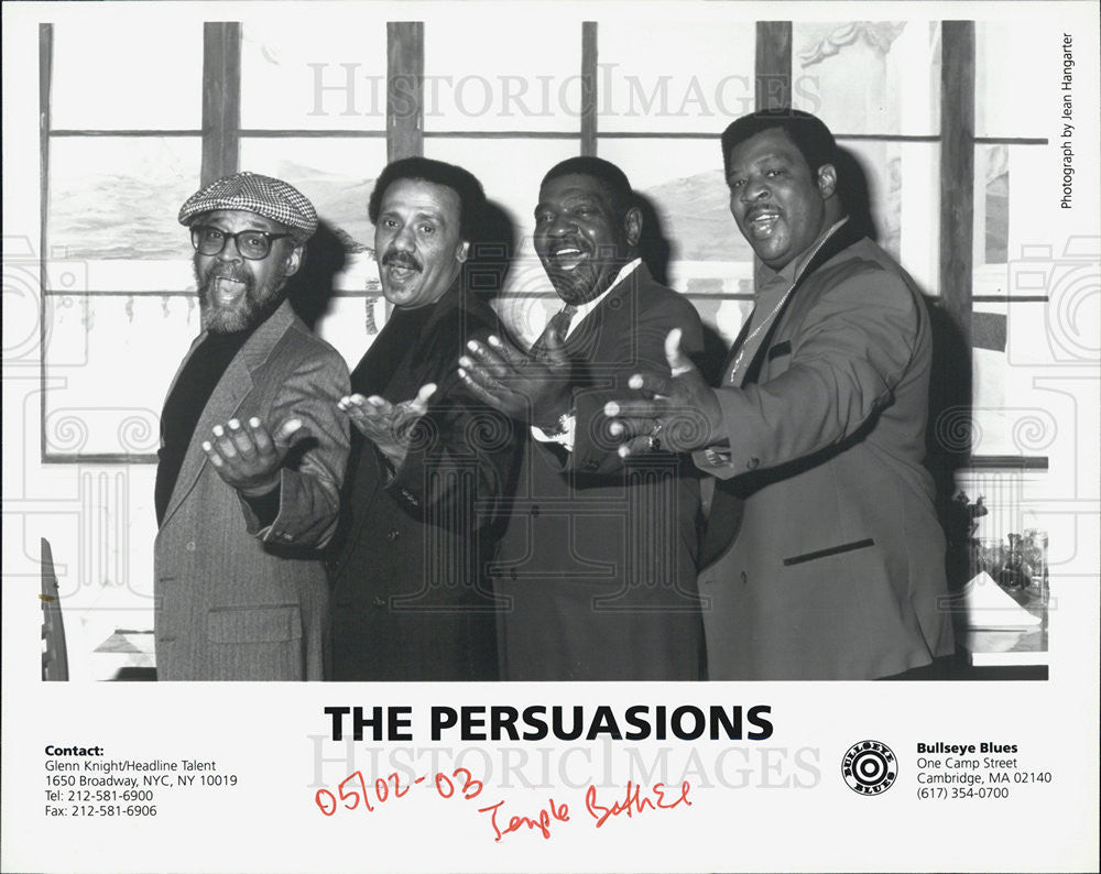 Press Photo The Persuasions Musical Group - Historic Images