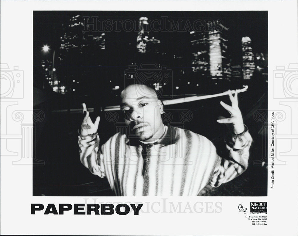 1996 Press Photo Paperboy Musician - Historic Images