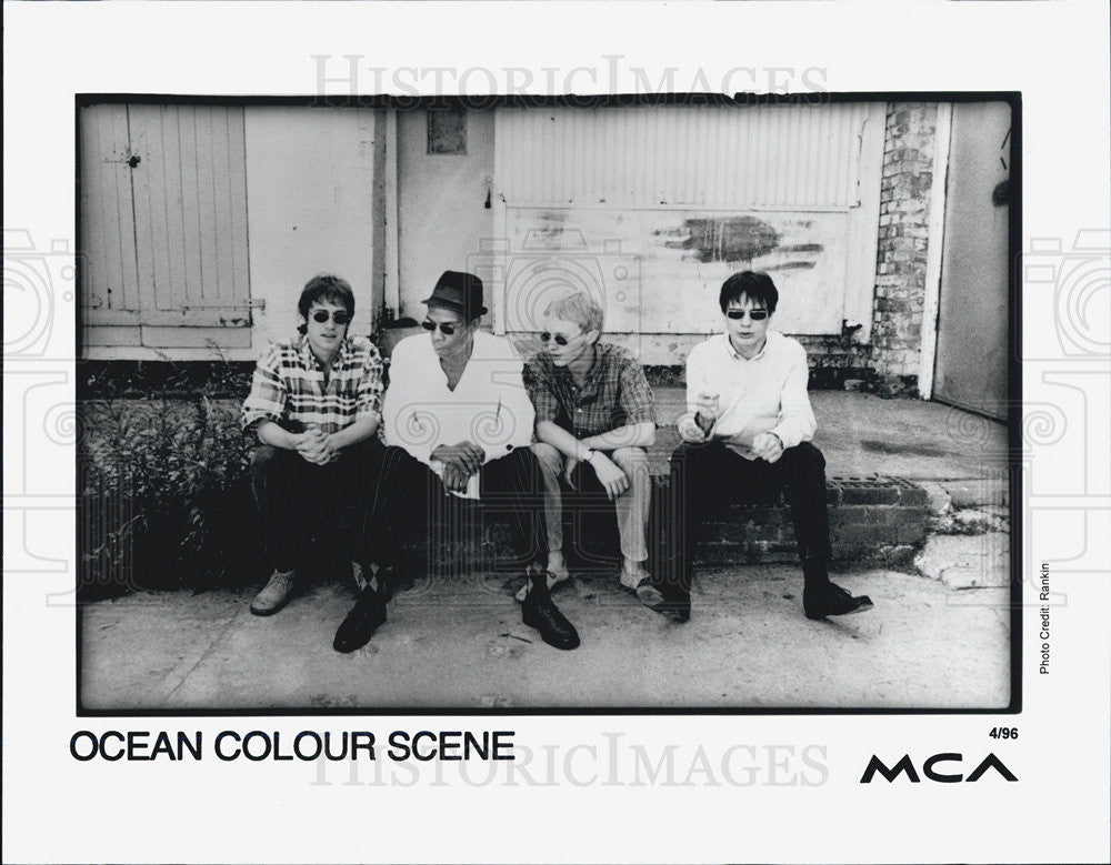 1996 Press Photo Ocean Colour Scene Musical Group - Historic Images