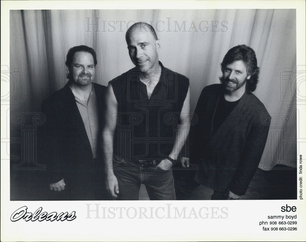 Press Photo Orleans American Pop Rock Band John Hall Larry Hoppen Wells Kelly - Historic Images