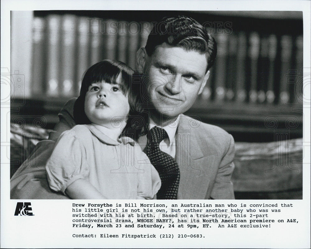 Press Photo Drew Forsythe Actor Whose Baby Controversial Drama Movie Film - Historic Images