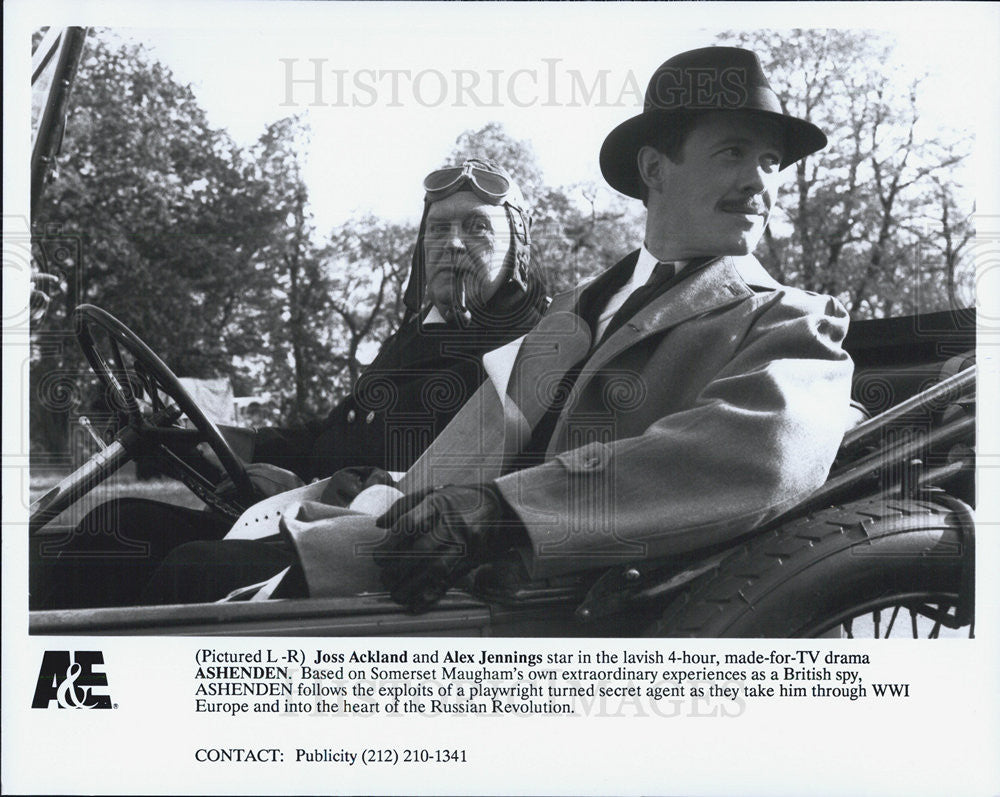 Press Photo Joss Ackland Alex Jennings Ashenden TV Movie Actor - Historic Images